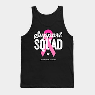 Breast Cancer Awareness for Women Support Squad Tank Top